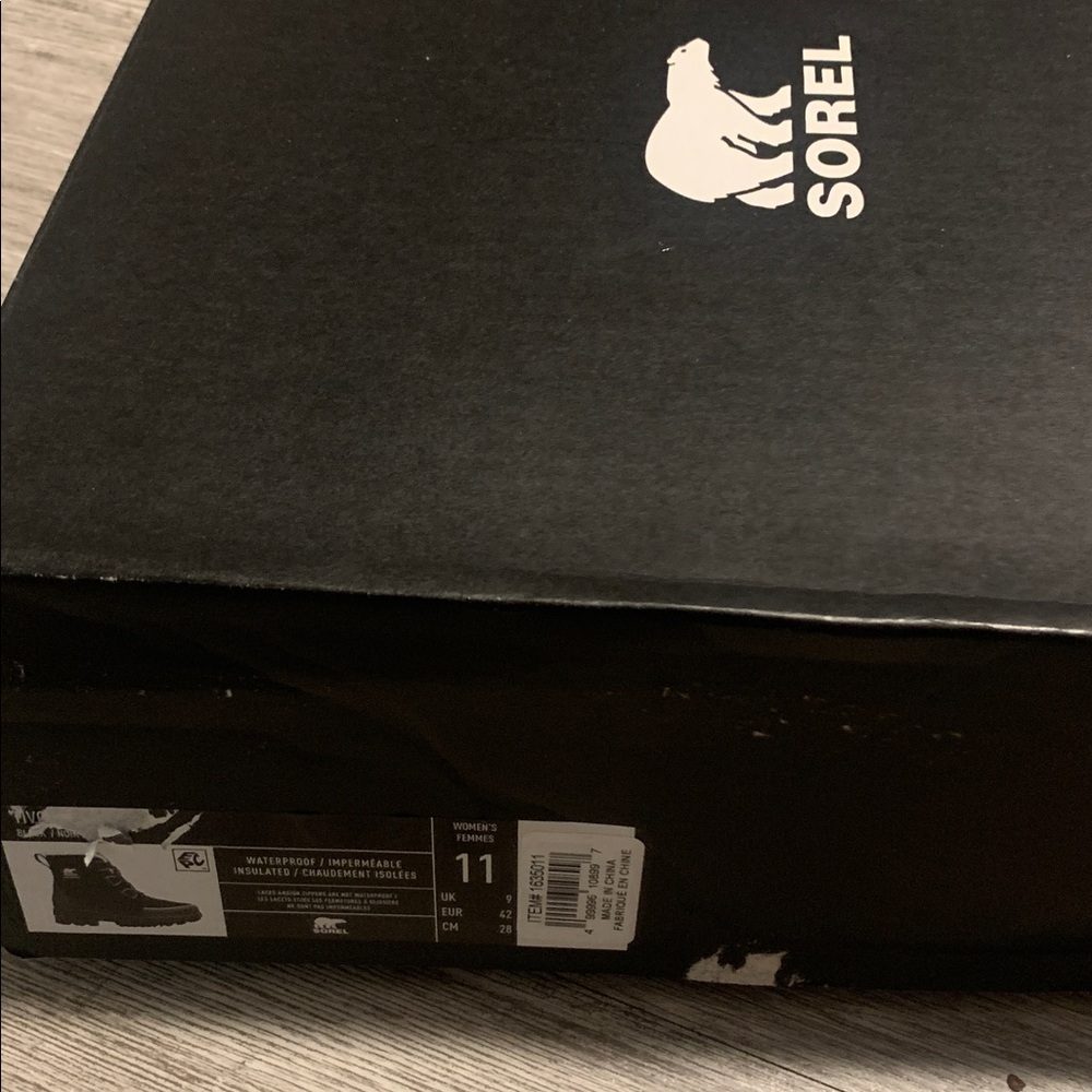 Sorel Black Waterproof Boots